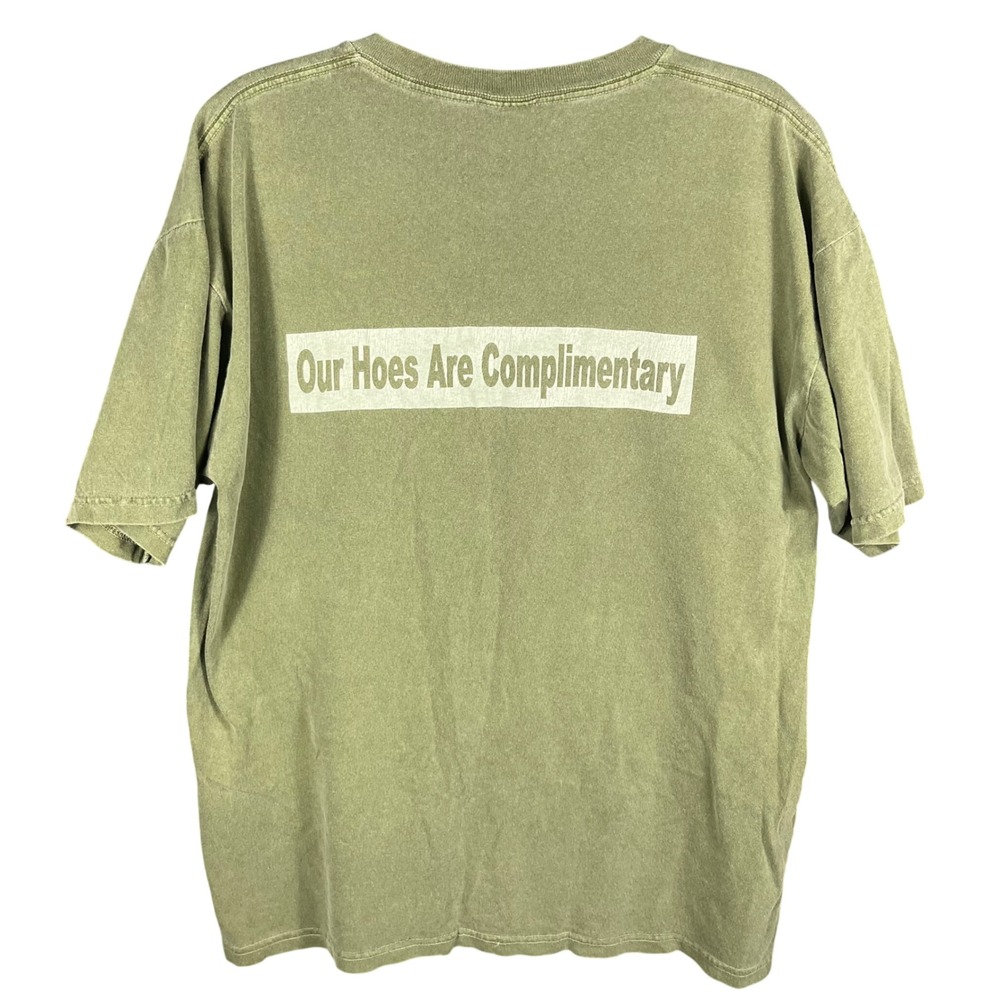 Authentic Pigment T-Shirt Mens M Green Lady & Sons Savannah Georgia Graphic Tee